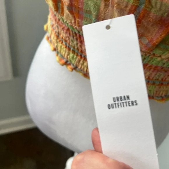 Urban Outfitters Billabong Sz S Rainbow Sherbet Paid Set Me Up Cami Crop Beach - Picture 13 of 16